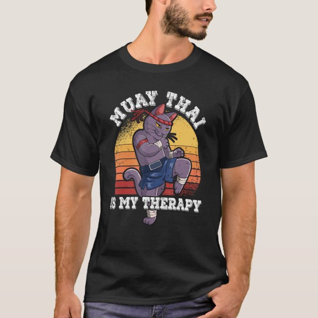 T-shirt Muay Thai est ma thérapie (Devant)