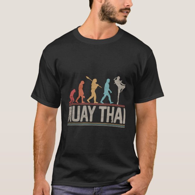 T-shirt Muay Thai Evolution Kickboxing Mial Fighter (Devant)