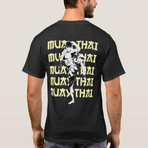 T-shirt Muay Thai Fighter Répéter le texte Vérification de