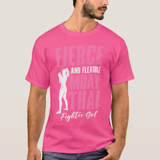 T-shirt Muay Thai fille Kickboxer instructeur Arts martiau