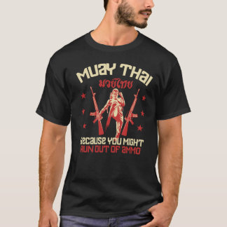 T-shirt Muay Thai Funny AmmoRetro Kickboxing