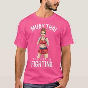 T-shirt Muay Thai Girl Women Boxing Thai Et Kickboxing