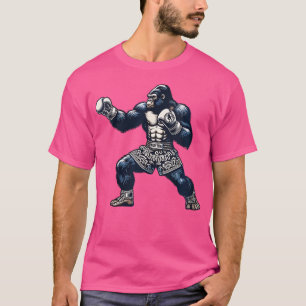 T-shirt Muay Thai Gorilla Thai Boxing Et Kickboxing