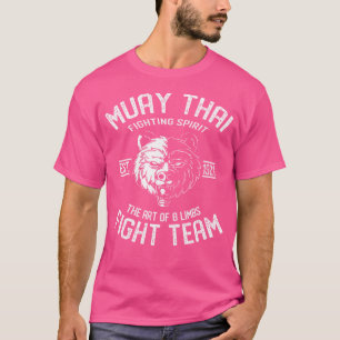 T-shirt Muay Thai Grizzly Fight Team Nak Muay Kickboxing