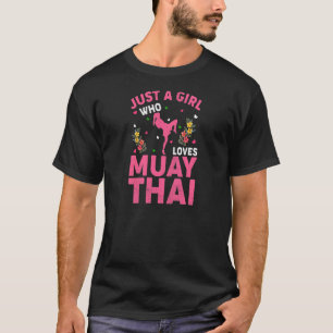 T-shirt Muay Thai Juste Une Fille Qui Aime Muay Thai