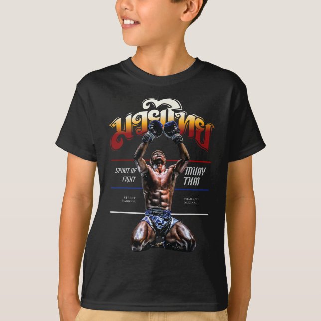 T-shirt Muay Thai Kickboxing Original de Thaïlande (Devant)