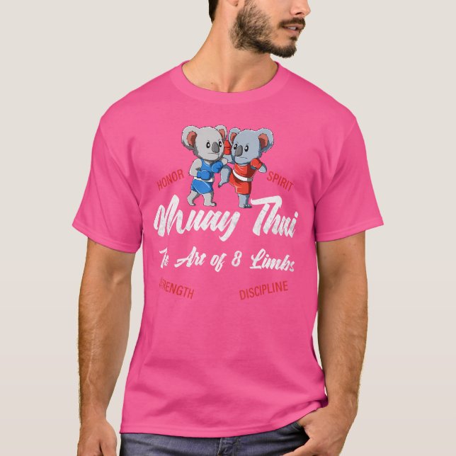 T-shirt Muay Thai Koala Thai Boxing Et Kickboxing (Devant)