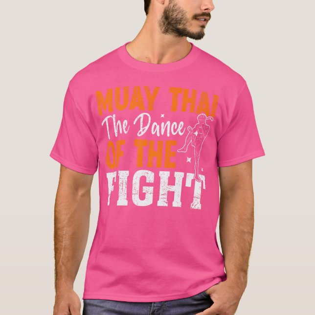 T-shirt Muay Thai La Danse Du Combat Muay Thai (Devant)
