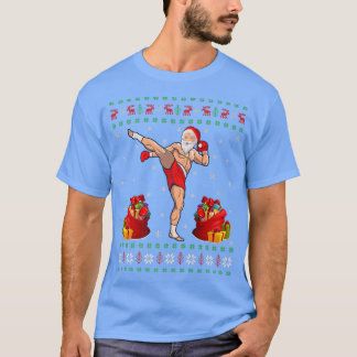 T-shirt Muay Thai Martial Art Lover Xmas Ugly Muay Thai Ch