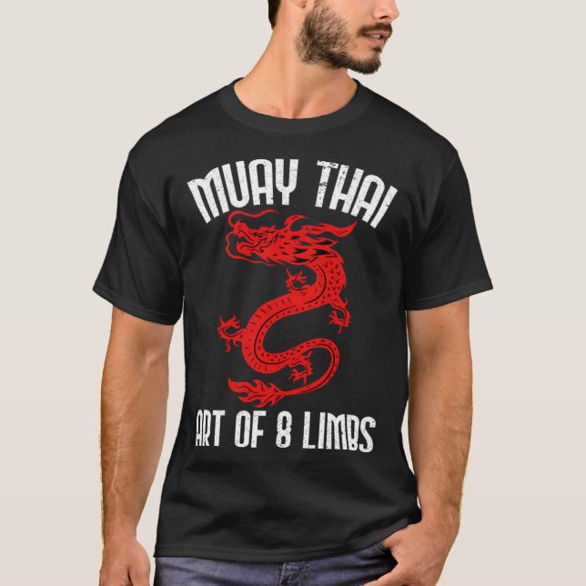 T-shirt Muay Thai Of 8 Limbs Muay Thai Quotes (Devant)