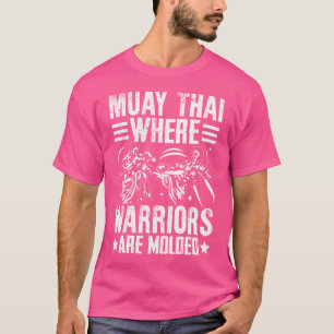 T-shirt Muay Thai où les guerriers sont moulés Muay Thai
