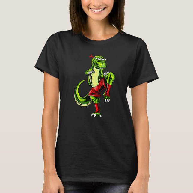 T-shirt Muay Thai Rex Boxe Thaïlandaise Et Kickboxing (Devant)
