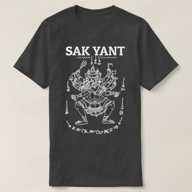 T-shirt Muay Thai Sak Yant Elephant 3 (Design devant)