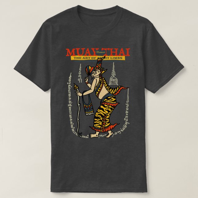 T-shirt Muay Thai Sak Yant Hermit Tattoo (Design devant)