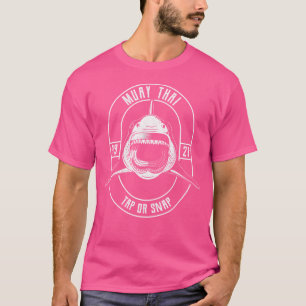 T-shirt Muay Thai Shark Thai Boxing Et Kickboxing