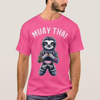 T-shirt Muay Thai Sloth