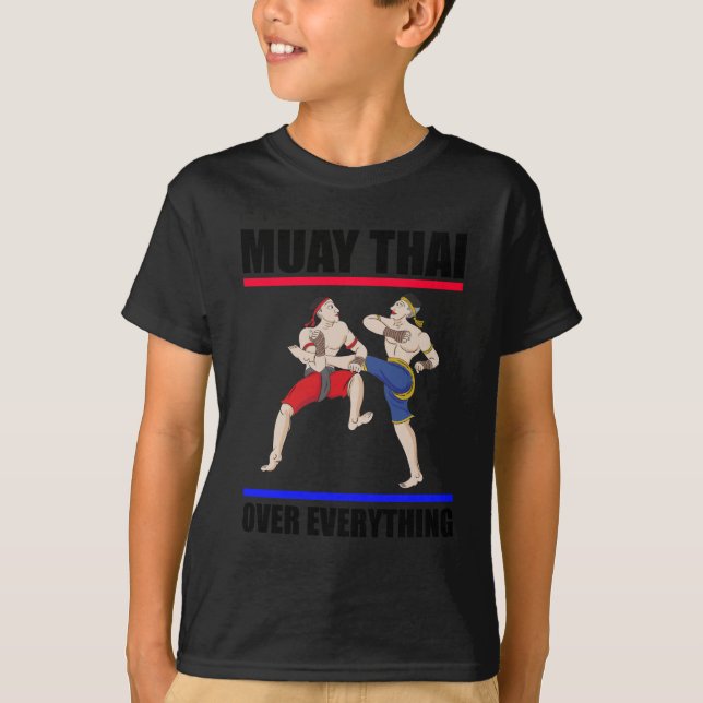 T-shirt Muay Thai sur tout (Devant)