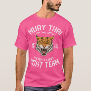 T-shirt Muay Thai Tiger Fight Team Nak Muay Kickboxing