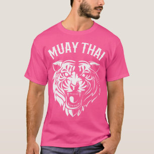 T-shirt Muay Thai Tiger Head Nak Muay Kickboxing