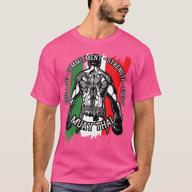 T-shirt Muay Thai Tumbler (Devant)