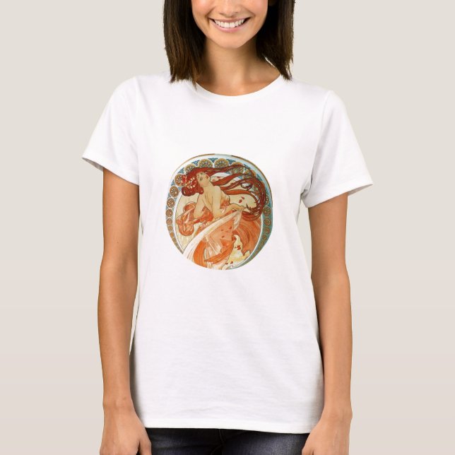 T-shirt Mucha Woman (Devant)