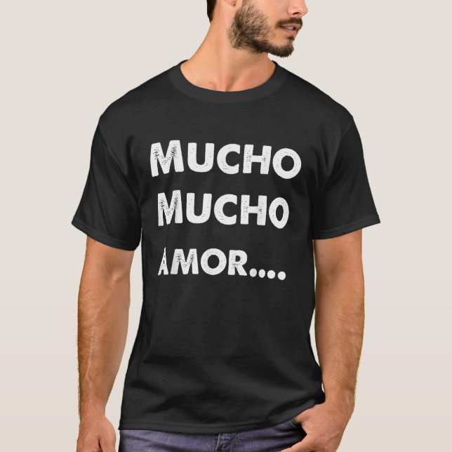 T-shirt Mucho Mucho Amor Walter Mercado (Devant)
