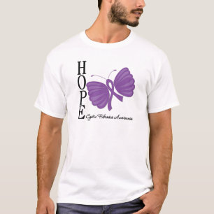 T-shirt Mucoviscidose de papillon d'espoir