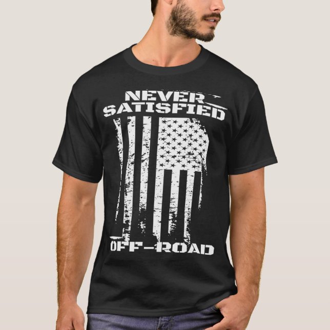 T-shirt Mud Bogging Mudding USA Drapeau Patriotique  (Devant)