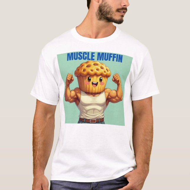 T-shirt Muffin Musclé (Devant)