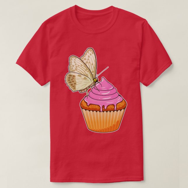 T-shirt Muffin Papillon (Design devant)