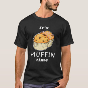 T-shirt Muffin Temps Blueberry Muffins Graphisme Art Muffi