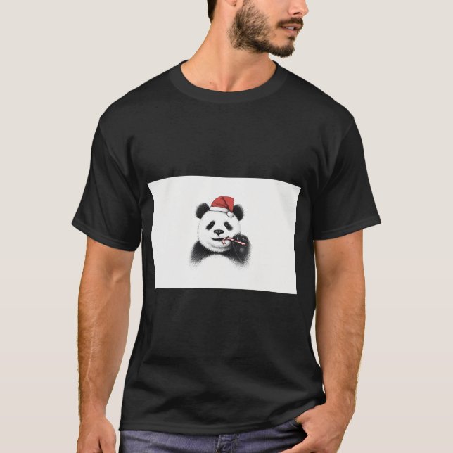 T-shirt Mug de café Panda Festif (Devant)
