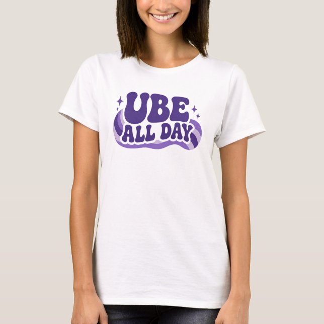 T-shirt Mug Ube Toute la Journée (Devant)