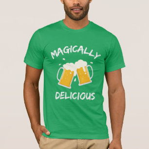 T-shirt Mugs de bière magiquement délicieux St Patrick's D