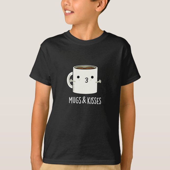 T-shirt Mugs Et Baisers Drôle Mug Pun Dark BG (Devant)