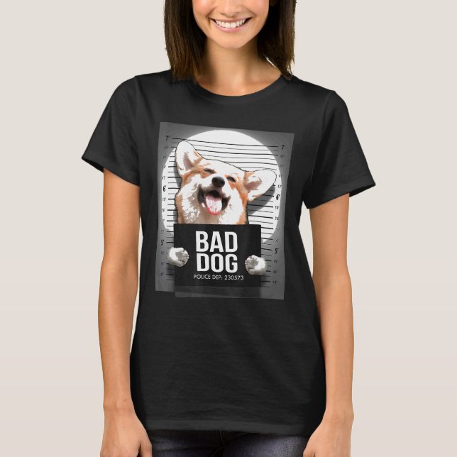 T-shirt Mugshot Corgi (Devant)
