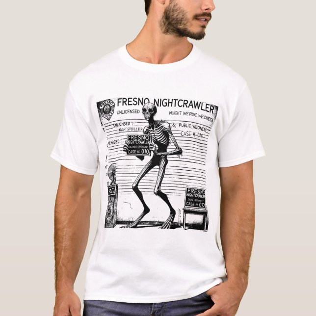 T-shirt Mugshots Cryptid - Fresno Nightcrawler (Devant)