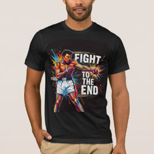 T-shirt Muhammad Ali "Fight to the End"  