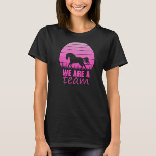T-shirt Mujeres y Niñas Jinetes amor por los Caballos Atar