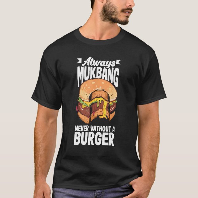 T-shirt Mukbang et Burgers Muckbangers 1 (Devant)