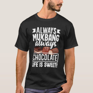 T-shirt Mukbang et chocolat 4