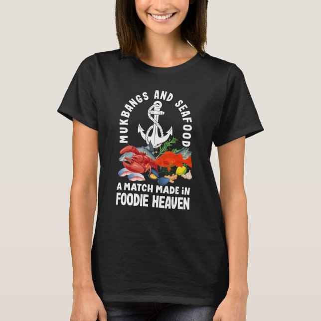 T-shirt Mukbang et fruits de mer 1 (Devant)