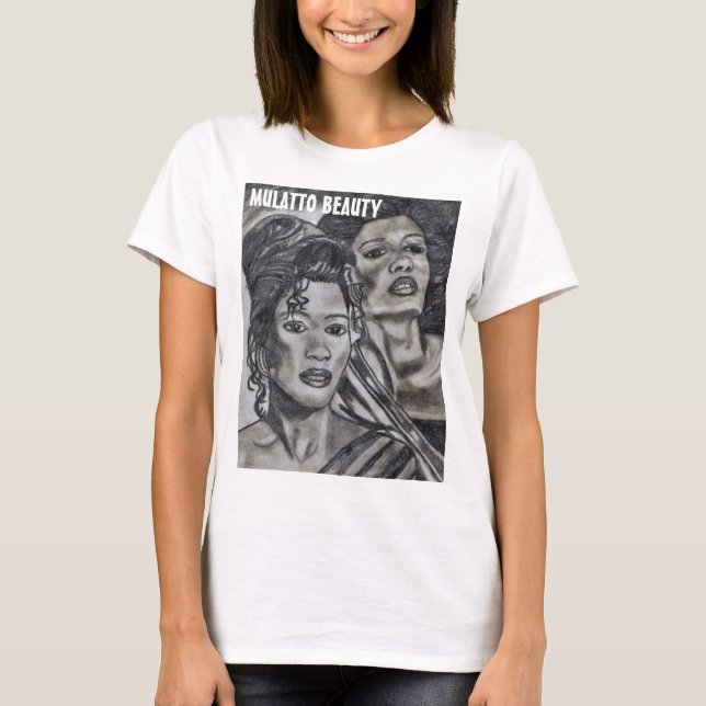 T-shirt MULATTO BEAUTY, tee (Devant)