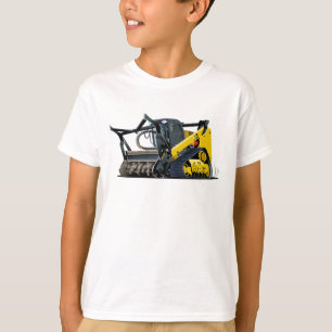 T-shirt Mulcher de défrichage de dessin