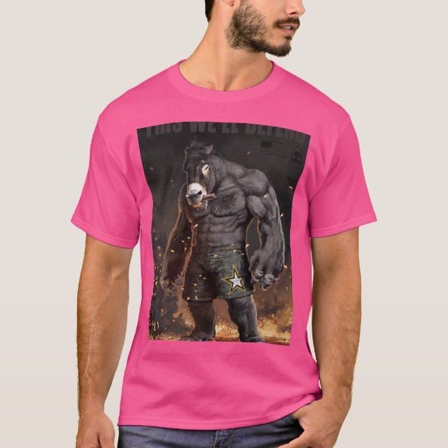 T-shirt Mule armée (Devant)