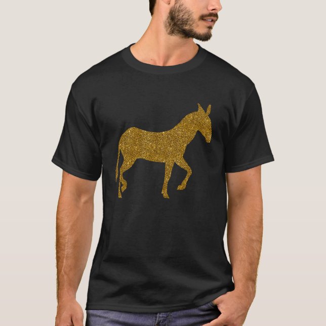 T-shirt Mule  For Women Girl Donkey Horse Hybrid (Devant)