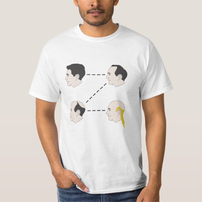 T-shirt Mulet masculin de motif (Devant)