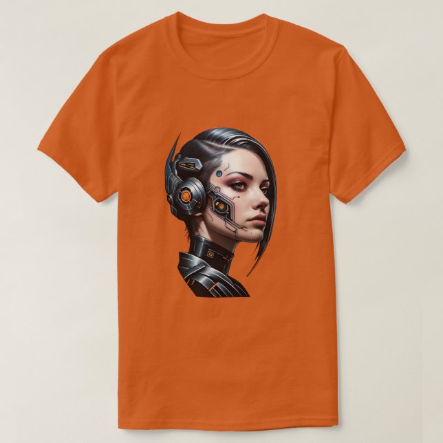 T-shirt mulher cyberpunk (Design devant)