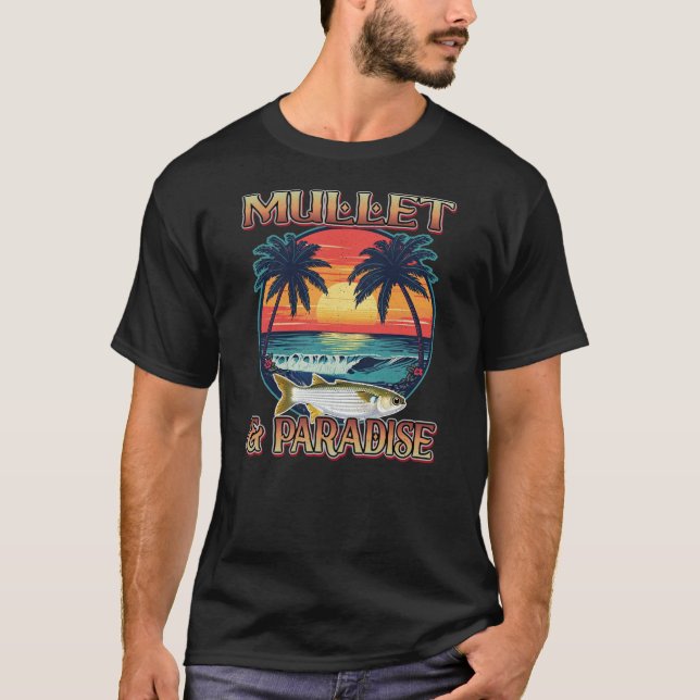 T-SHIRT MULLET & PARADIS (Devant)