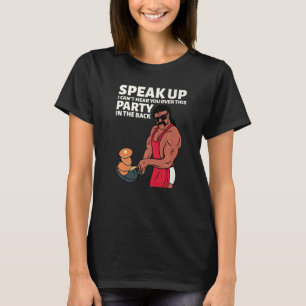 T-shirt Mullet Parle Plus Fort Je Ne T'entends Pas Avec Ce